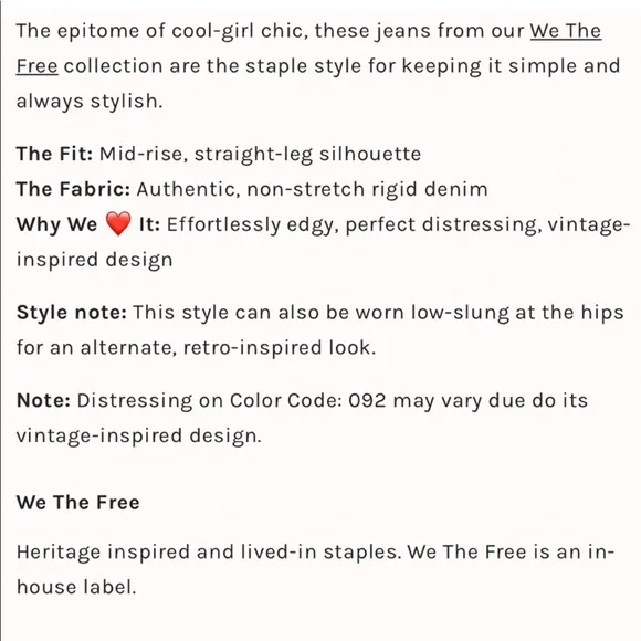 Free People / We the Free Maggie Jeans - Picture 7 of 13